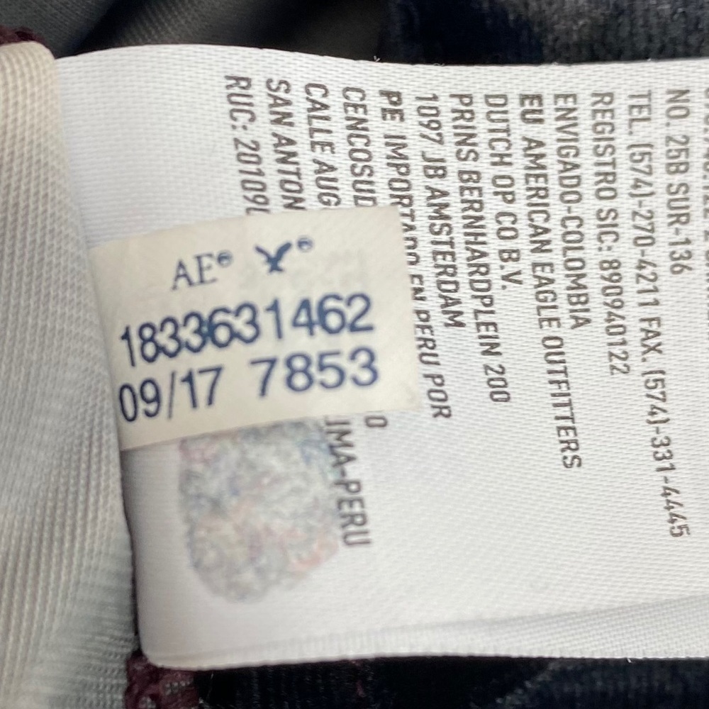 AMERICAN Eagle Multi Tie-Dye Velvet Off Shoulder Long Sleeve Top - Picture 13 of 14